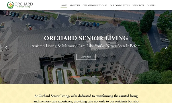 orchard - The Senior Living Connection Windsor Lodge website
