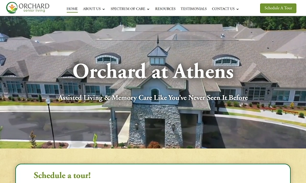orchardathens - The Senior Living Connection Windsor Lodge website
